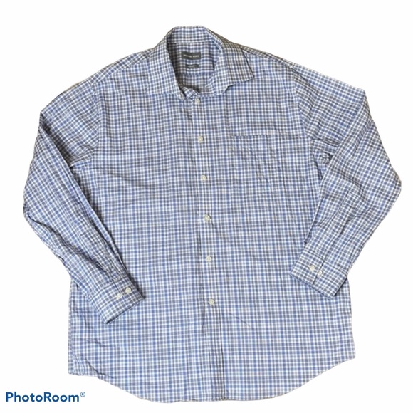 MICHAEL KORS Plaid Button Casual Long Sleeve Shirt - Picture 9 of 9